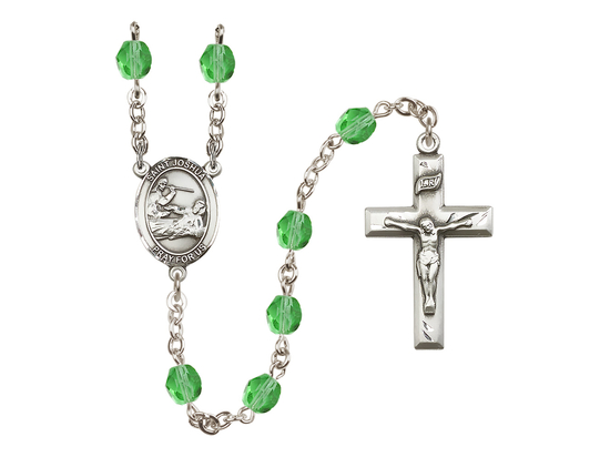 Saint Joshua<br>R6000-8059 6mm Rosary<br>Available in 12 colors