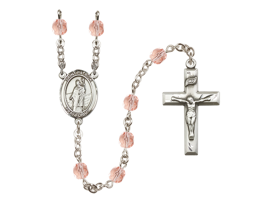 Saint Patrick<br>R6000-8084 6mm Rosary<br>Available in 12 colors