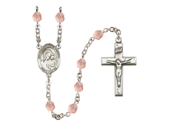 Our Lady of Good Counsel<br>R6000-8287 6mm Rosary<br>Available in 12 colors