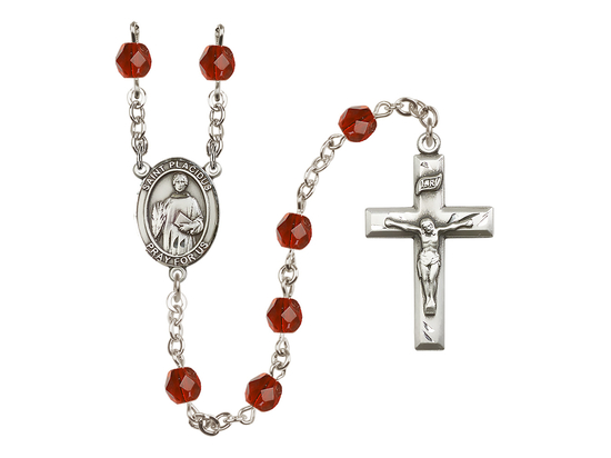 Saint Placidus<br>R6000-8240 6mm Rosary<br>Available in 12 colors