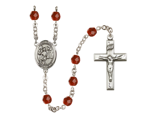 Saint Vitus<br>R6000-8368 6mm Rosary<br>Available in 12 colors