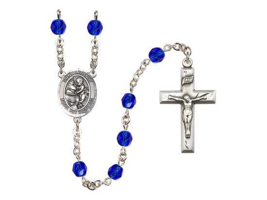 San Antonio<br>R6000-8004SP 6mm Rosary<br>Available in 12 colors