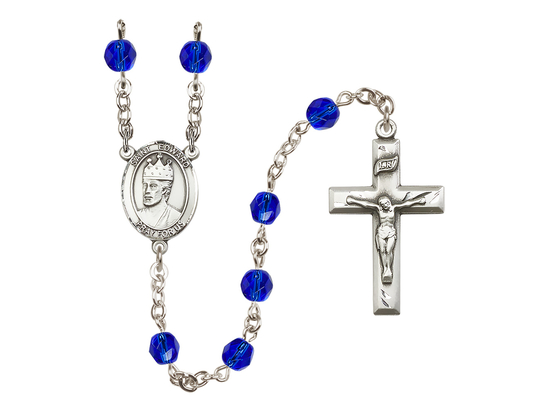 Saint Edward the Confessor<br>R6000-8026 6mm Rosary<br>Available in 12 colors