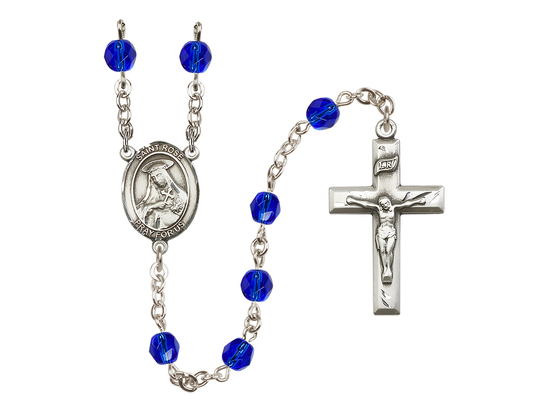 Saint Rose of Lima<br>R6000 6mm Rosary<br>Available in 11 colors