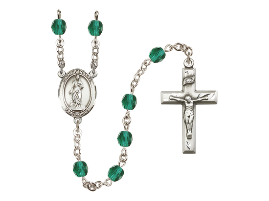 Saint Barbara<br>R6000 6mm Rosary<br>Available in 11 colors