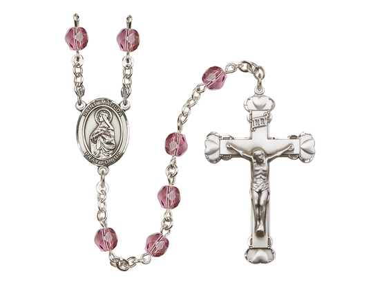 Saint Matilda<br>R6001-8239 6mm Rosary<br>Available in 12 colors
