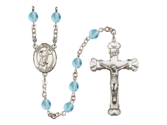 Saint Stephanie<br>R6001-8228 6mm Rosary<br>Available in 12 colors