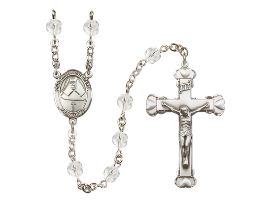 Saint Katharine Drexel<br>R6001-8015 6mm Rosary<br>Available in 12 colors