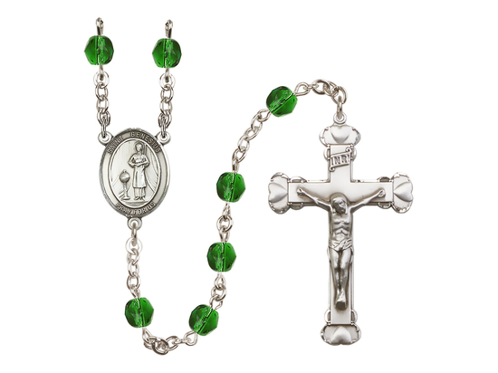 Saint Genesius of Rome<br>R6001-8038 6mm Rosary<br>Available in 12 colors