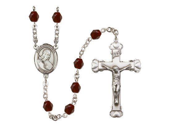 Saint Philomena<br>R6001-8077 6mm Rosary<br>Available in 12 colors