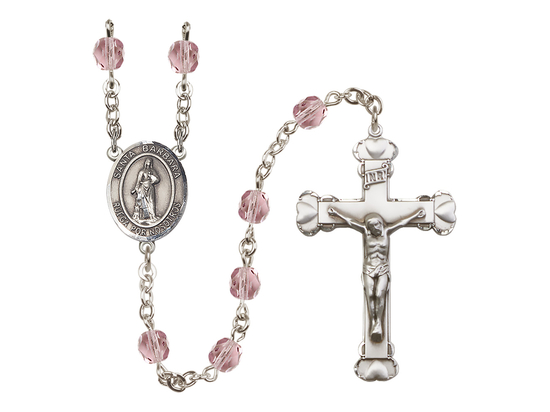 Santa Barbara<br>R6001-8006SP 6mm Rosary<br>Available in 12 colors