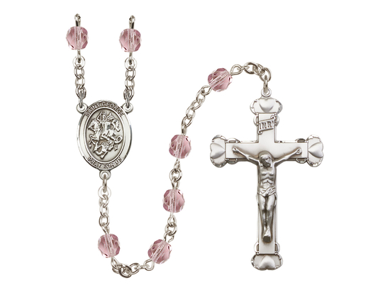 Saint George<br>R6001-8040 6mm Rosary<br>Available in 12 colors