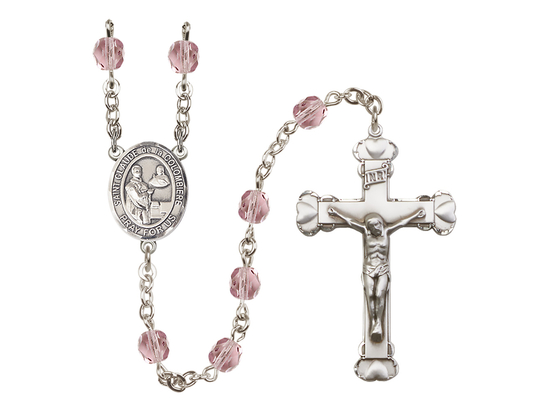 Saint Claude de la Colombiere<br>R6001-8432 6mm Rosary<br>Available in 12 colors
