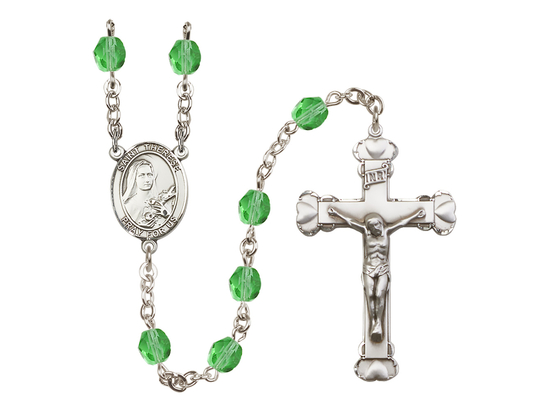 Saint Therese of Lisieux<br>R6001-8210 6mm Rosary<br>Available in 12 colors