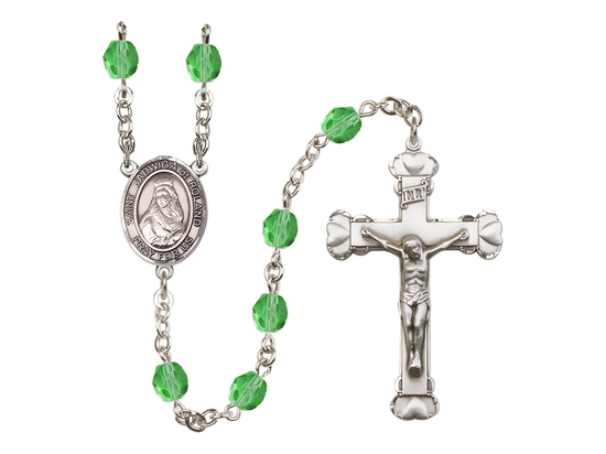 Saint Jadwiga of Poland<br>R6001-8434 6mm Rosary<br>Available in 12 colors