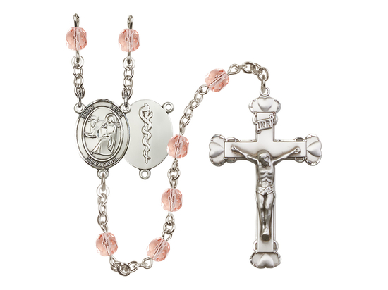 Saint Luke the Apostle / Doctor<br>R6001-8068--8 6mm Rosary<br>Available in 12 colors