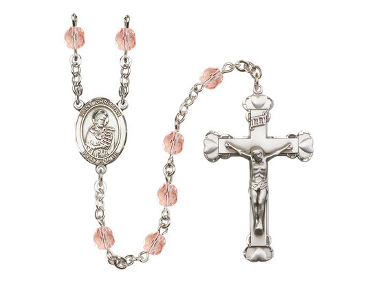 Saint Christian Demosthenes<br>R6001-8257 6mm Rosary<br>Available in 12 colors