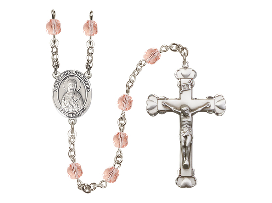 Saint Lydia Purpuraria<br>R6001-8411 6mm Rosary<br>Available in 12 colors