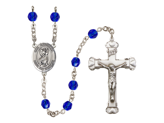 San Cristobal<br>R6001-8022SP 6mm Rosary<br>Available in 12 colors