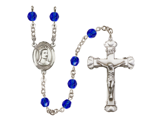 Saint Elizabeth of Hungary<br>R6001-8033 6mm Rosary<br>Available in 12 colors