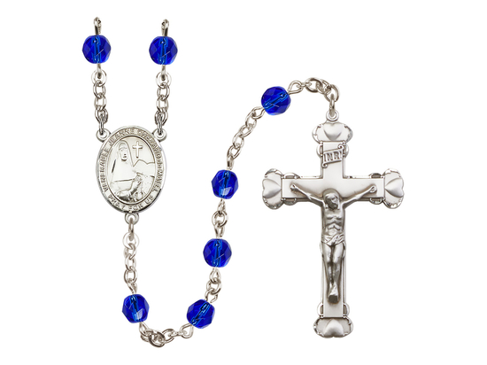 Saint Jeanne Chezard de Matel<br>R6001-8401 6mm Rosary<br>Available in 12 colors