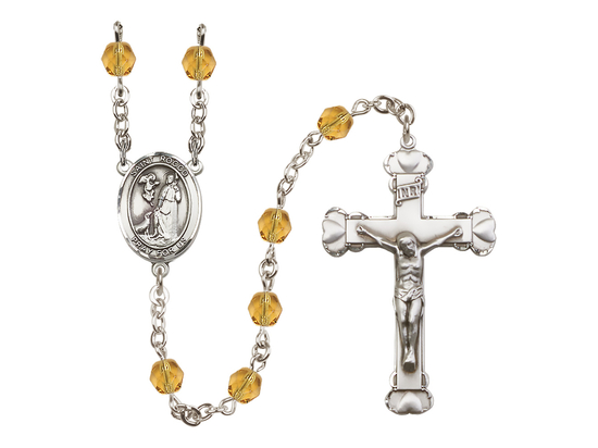 Saint Rocco<br>R6001-8377 6mm Rosary<br>Available in 12 colors