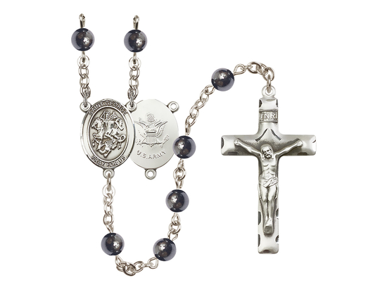 Saint George/Army<br>R6002-8040--2 6mm Rosary