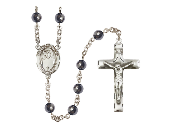 Saint Maria Faustina<br>R6002 6mm Rosary