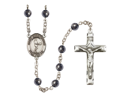Saint Christopher/Tennis<br>R6002 6mm Rosary