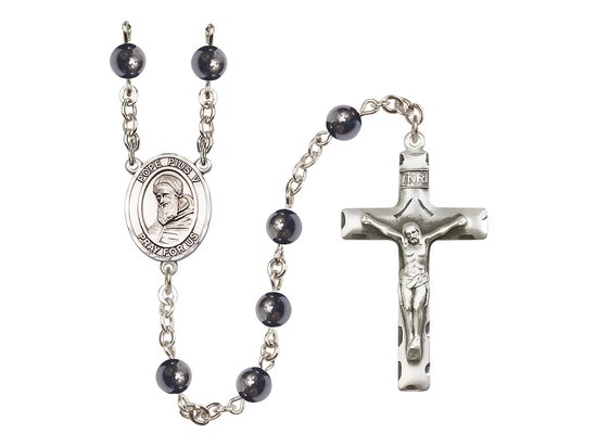 Saint Pius X<br>R6002 6mm Rosary