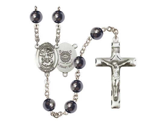 Saint Michael the Archangel/Coast Guard<br>R6003-8076--3 8mm Rosary