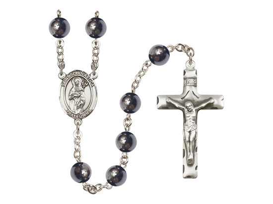 Saint Scholastica<br>R6003 8mm Rosary
