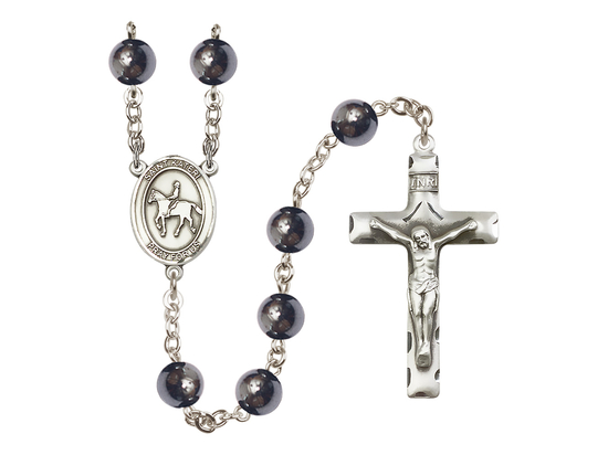 Blessed Kateri Tekakwitha/Equestrian<br>R6003 8mm Rosary