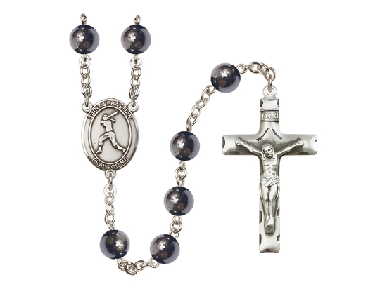 Saint Sebastian/Softball<br>R6003 8mm Rosary