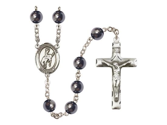 Saint Christopher/Rodeo<br>R6003 8mm Rosary