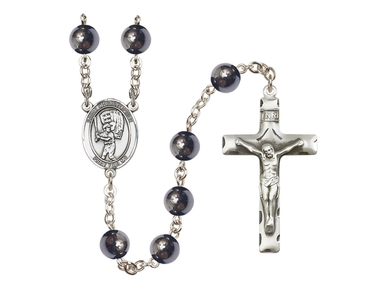 Saint Christopher/Baseball<br>R6003 8mm Rosary
