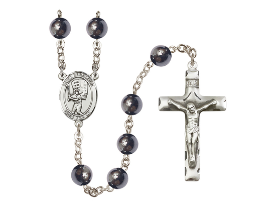 Saint Sebastian/Baseball<br>R6003 8mm Rosary
