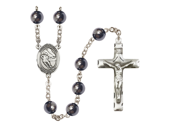 Saint Sebastian/Hockey<br>R6003 8mm Rosary
