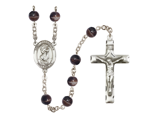 Saint Christopher<br>R6004 7mm Rosary