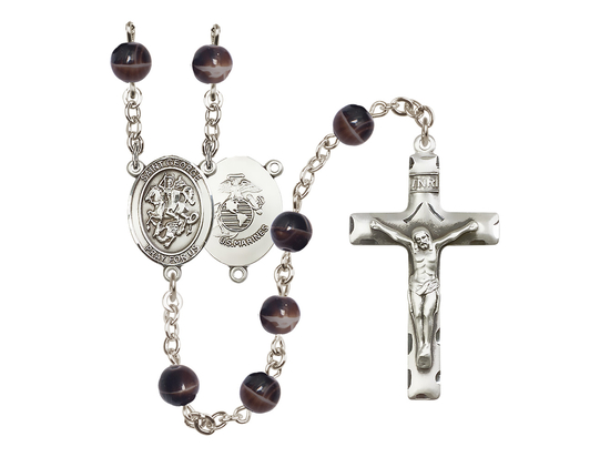 Saint George/Marines<br>R6004-8040--4 7mm Rosary