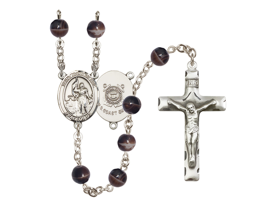 Saint Joan of Arc/Coast Guard<br>R6004-8053--3 7mm Rosary