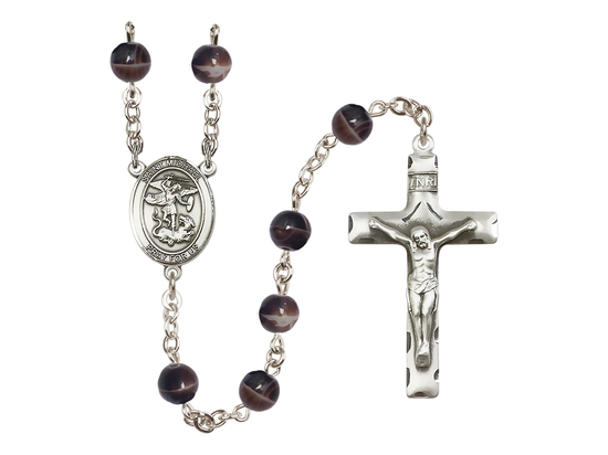 Saint Michael the Archangel<br>R6004 7mm Rosary