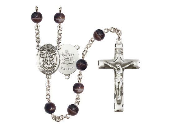 Saint Michael the Archangel/Army<br>R6004-8076--2 7mm Rosary