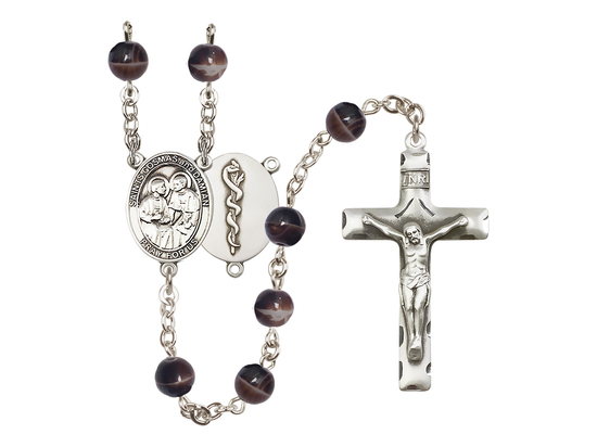 Saints Cosmas & Damian/Doctors<br>R6004-8132--8 7mm Rosary