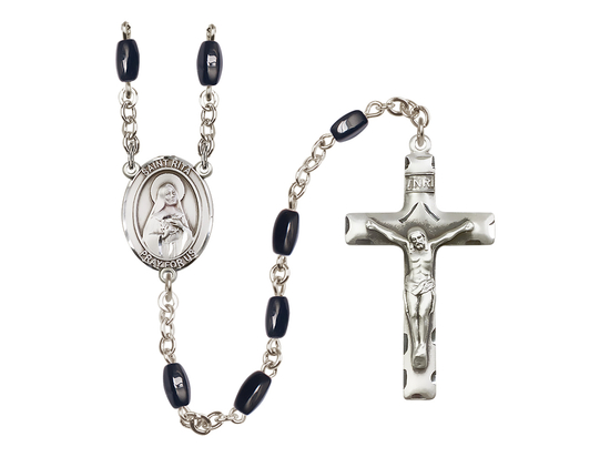 Saint Rita of Cascia/Baseball<br>R6005 8x5mm Rosary