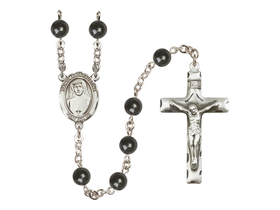 Saint Maria Faustina<br>R6007 7mm Rosary