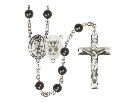 Guardian Angel/Navy<br>R6007-8118--6 7mm Rosary
