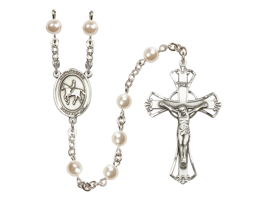 Blessed Kateri Tekakwitha/Equestrian<br>R6011-8182 6mm Rosary