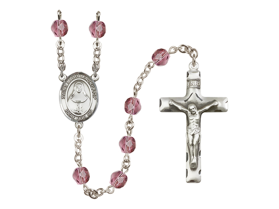 Saint Mary Mackillop<br>R6013-8425 6mm Rosary<br>Available in 12 colors