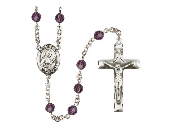 Saint Camillus of Lellis<br>R9400-8019 6mm Rosary<br>Available in 12 colors